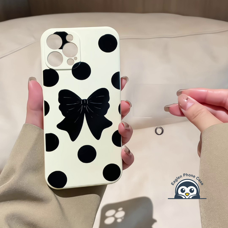Bow Polka Dots เคสโทรศัพท์สําหรับ Vivo V40 V30 V29 V27 V15 V11 Pro V27E V25 V25E V21 V21E V20 SE V19