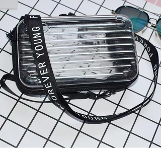 【พร้อมส่ง】miss bag fashion กระเป๋าใสกันน้ำ กระเป๋าแฟชั่น กระเป๋าสะพายข้าง