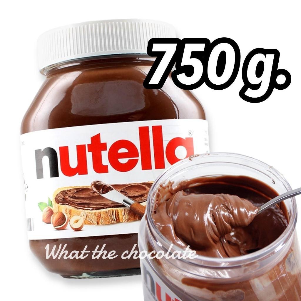 Nutella Spread 750g. แยมนูเทลล่า ขวดแก้ว 750กรัม