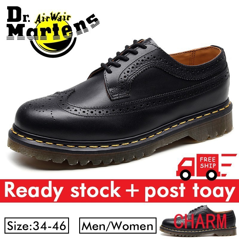 DR.MARTENS OriginalDr.Martens Martin Shoes Bullock Real Leather Tooling Shoes 3989 VMAL Mens England