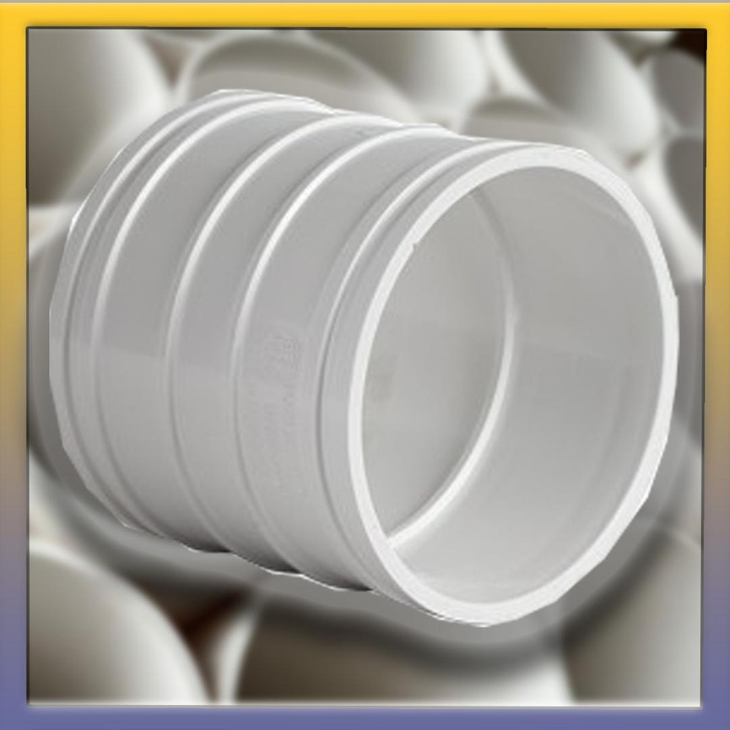 UPVC FITTING สําหรับซ็อกเก็ต PIPE UPVC / STRAIGHT CONNECTION สําหรับ PAIP สีขาว / UPVC PAIP