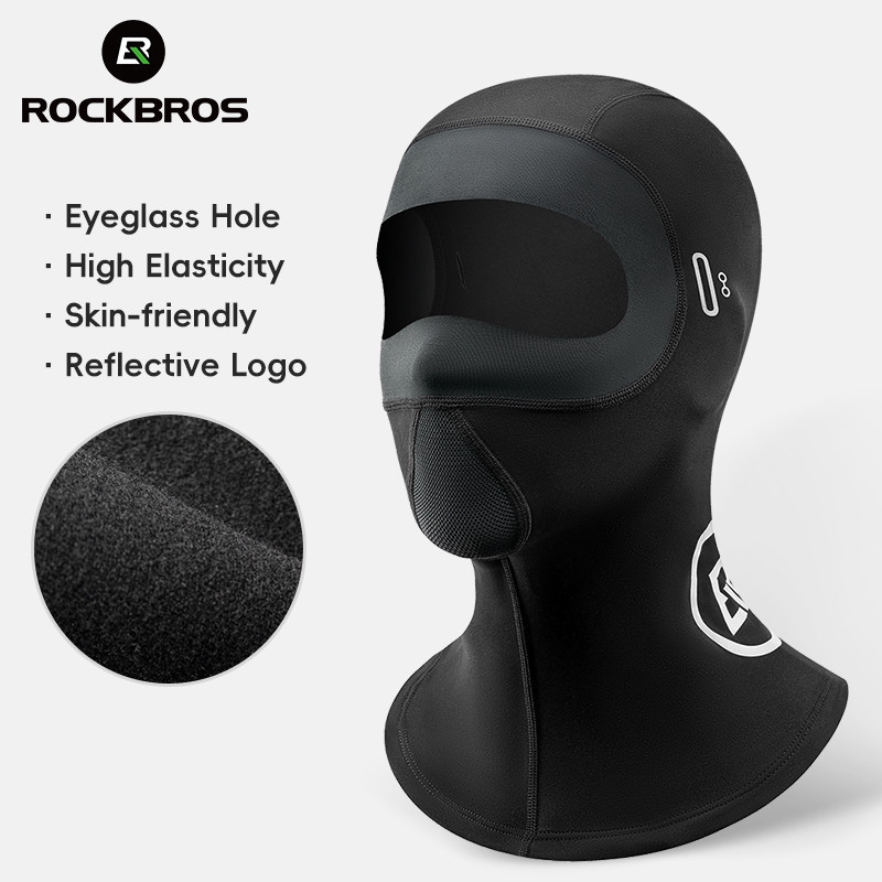Rockbros หน้ากากขนแกะ กันลม อบอุ่น สําหรับขี่จักรยานยนต์ เล่นสกี ขี่จักรยานยนต์ สําหรับผู้ชาย ผู้หญิง