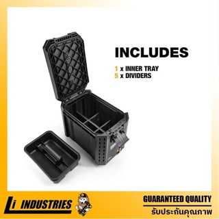 TOUGHBUILT STACKTECH กล่องเครื่องมือช่างแบบครึ่งใบทรงสูง TB-…