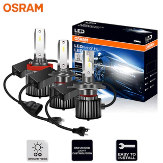 OSRAM LED H4 H7 H11 HIR2 HB3 LEDriving CF Series ไฟหน้ารถ 50W 4000LM Bright H1 H8 H16 9005 9006 HB4 6000K โคมไฟ LED สีขาว