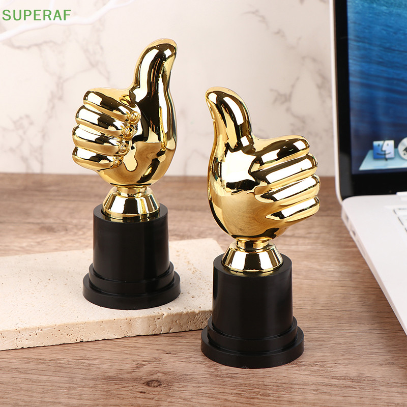 SUPERAF 1 ชิ้นรางวัล Trophies รางวัล Thumbs Trophy ของเล่นเด็กการแข่งขัน Winner รางวัลสําหรับเด็ก Party Favors ร้อน