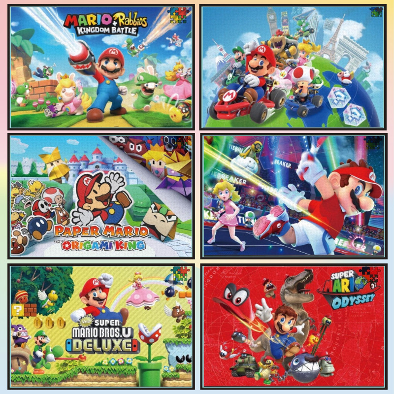 📣พร้อมส่ง📣【Mario】jigsaw puzzle-จิ๊กซอว์-300-1000-ชิ้น- ชิ้นของเด็ก จิ๊กซอว์ไม้ 1000 ชิ้น จิ๊กซอว์ 1000 ชิ้นสำหรับผู้ใหญ่ จิ๊กซอ จิ๊กซอว์ 500 ชิ้น🧩221-5 จิ๊กซอว์ 1000 ชิ้น สำหรับ ผู้ใหญ่ ตัวต่อจิ๊กซอว์ จิ๊กซอว์ การ์ตูน