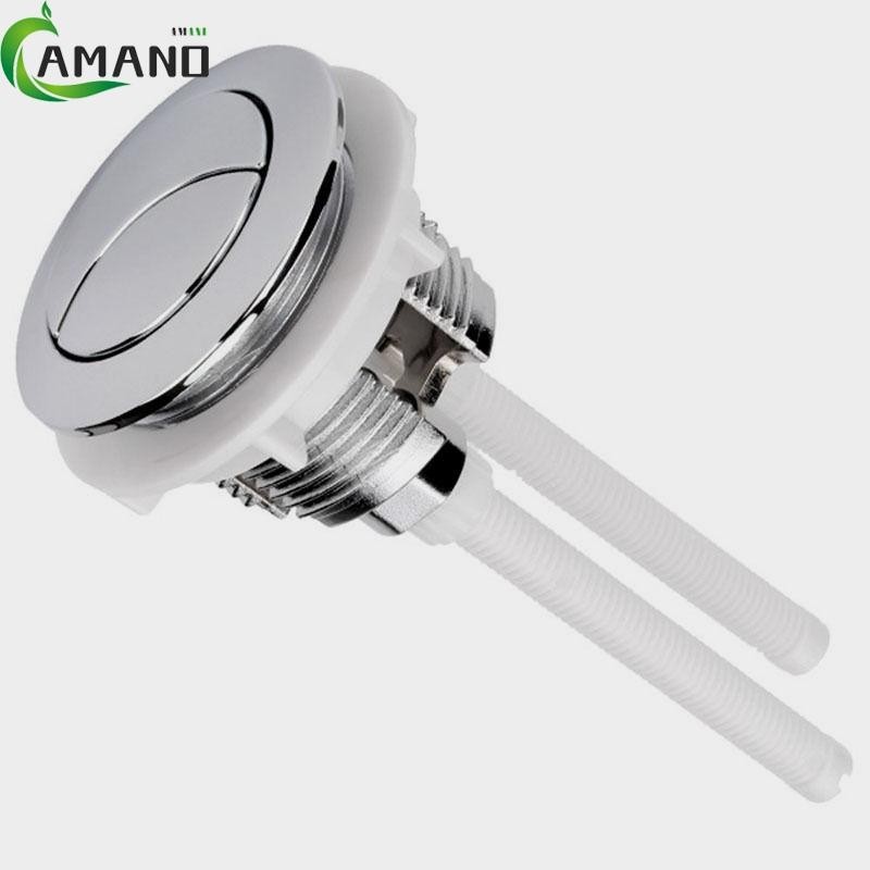 【AMANDA】Universal Type Toilet Push Button ABS Dual Flush For 38/48/58mm Hole Spare Parts