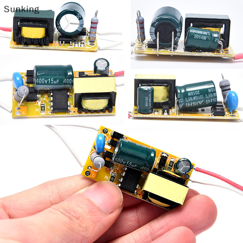 Sunking 3W 5W 8W 18W 36W ไฟ LED ไดรเวอร์ซัพพลาย หม้อแปลง โมดูลบอร์ด Radiag ดี
