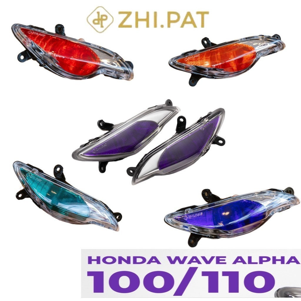 ไฟเลี้ยวหน้า Zhipat ติด Wave Alpha / Wave S / Wave RS / Wave 50cc 100cc 110cc