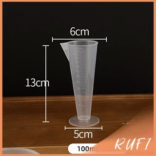 RUFI ถ้วยตวง เหยือกตวมร้านชานม พลาสติกเกรด A Measuring cup with lid