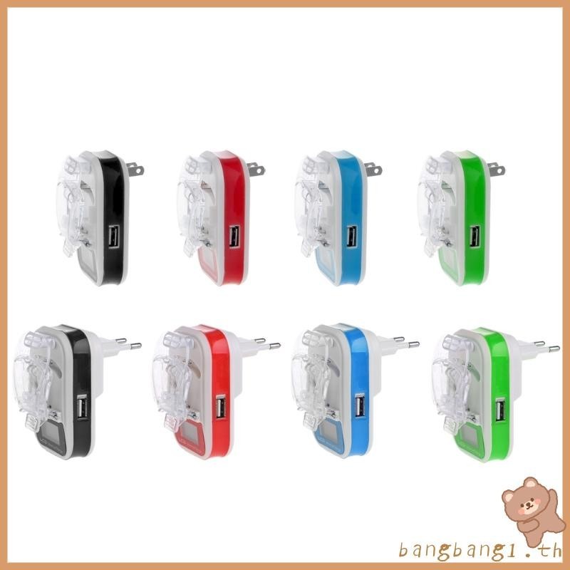 Bang เครื่องชาร์จแบตเตอรี่ ปลั๊ก EU US สําหรับ Android โทรศัพท์มือถือ หน้าจอ LCD