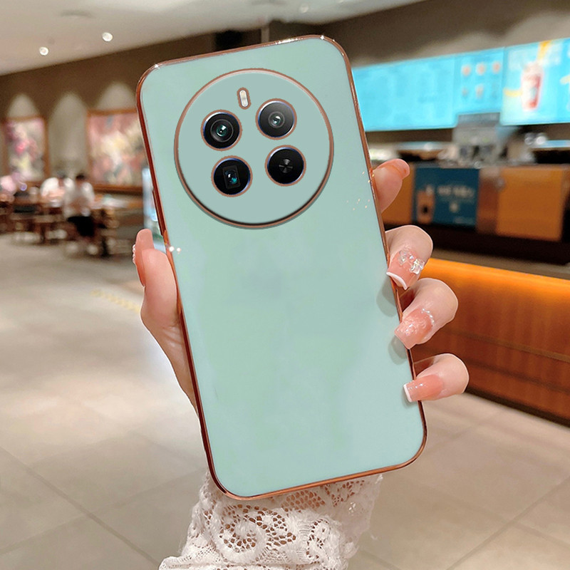 เคสโทรศัพท์มือถือ ซิลิโคนนิ่ม ป้องกันเลนส์กล้อง 6D สไตล์ใหม่ สําหรับ Realme 12 Pro+ 12+ 12 12x 5G 12 Pro Plus 12 + 12ProPlus ProPlus 12Plus Realme12x 12 X