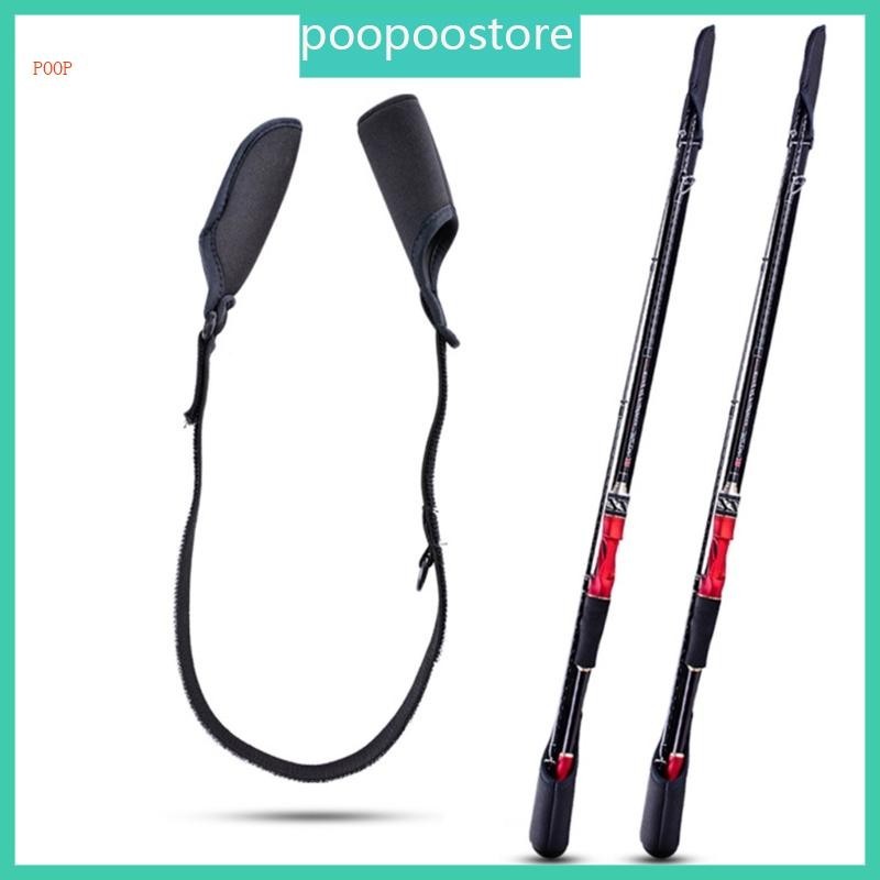 Poop สายรัดคันเบ็ดตกปลา ปรับได้ สําหรับตกปลาส่วนใหญ่