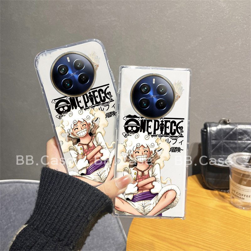 เคสโทรศัพท์ Phone Case Realme 12+ 12 Pro+ 11x 11 Pro+ 10 Pro+ 10T Plus NFC 4G 5G เคสโทรศัพท์ มือถือ ซิลิโคนนุ่ม บางมาก ลายลูฟี่ สร้างสรรค์ สําหรับ Cover 2024