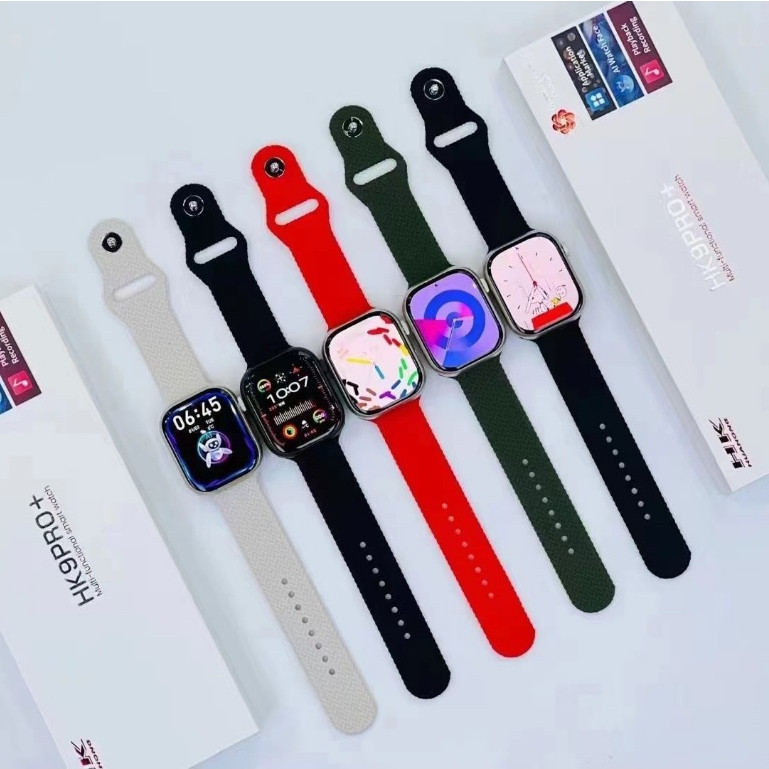 HK9 PRO+ ( PLUS ) หน้าจอ AMOLED 45mm แถมสาย1+เคส+ฟิล์ม