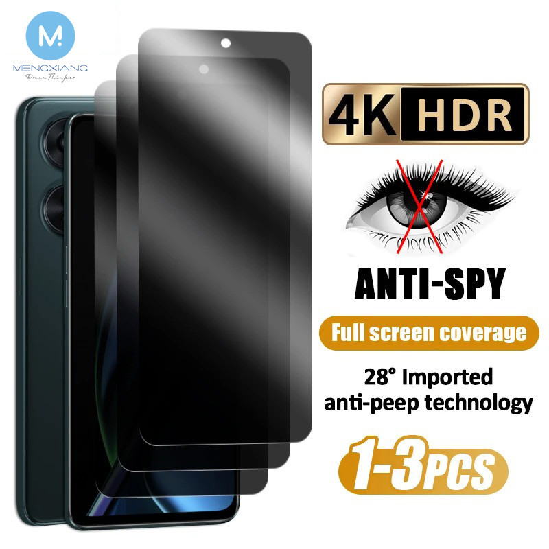3 ชิ้น Anti-Spy ความเป็นส่วนตัวกระจกนิรภัย Infinix สมาร์ท 20 10 8 9 HD HOT Tecno Spark 50 50i 40i 40 30 30i 20 20i 20S 12 12i 20C GO 1S 1 2024 10c 11S 11 10S 11 10S 11 10S 8i 7 Pro 8i 7 ITEL P55 P55+ A70