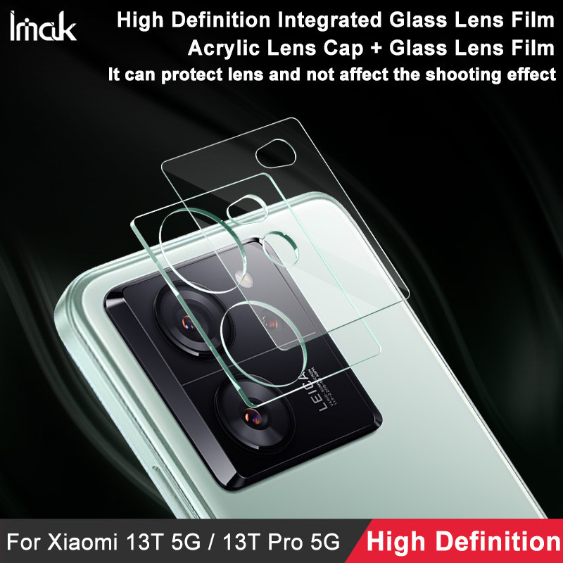 Imak Xiaomi 14T Pro 13T Pro 14T 13T 5G กระจกนิรภัย ฟิล์มเลนส์ 9H HD ป้องกันรอยขีดข่วน ทนต่อการสึกหรอ กล้อง ฟิล์มป้องกัน ฟิล์มแก้ว