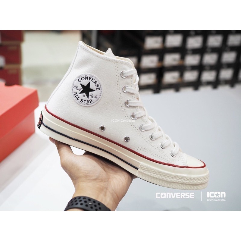 ♞,♘,♙Converse All Star 70 Hi - White #แท้พร้อมถุง Shop รองเท้า light


