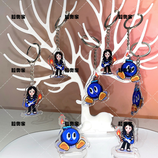 Yuanqi ระเบิด Yuanqi ระเบิดระเบิดรุ่น Yuan Yi อุปกรณ์ต่อพ่วงสนับสนุนกระเป๋านักเรียนพวงกุญแจยี่ห้อที่