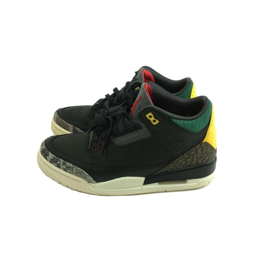 NIKE Sneakers Air Jordan 3 2 6 High Cut leather retro Black Direct from Japan Secondhand