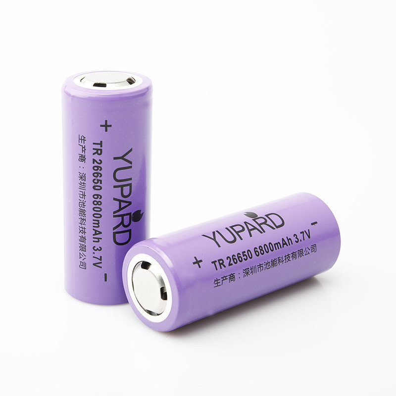 Youbao 6800 MA 26650 Lithium Battery Large Capacity Rechargeable Lithium Battery