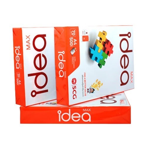 Idea A4 paper 70gsm 80gsm ราคาถูก A4 กระดาษพิมพ์ภาพถ่าย QUALITY COMMITMENT