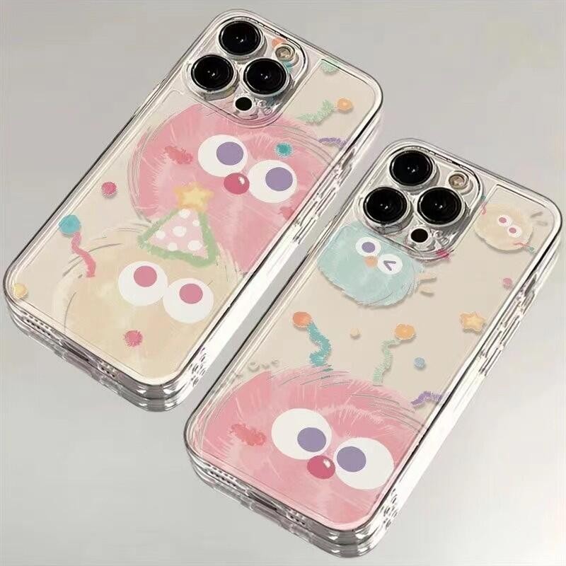 เคสโทรศัพท์ที่เหมาะสมสําหรับ IPhone 11 12 X XR XS Max SE 7 Plus 8 Plus 13 14 15 Pro Max แฟชั่นยอดนิยมยอดนิยมดูดี Little Monster INS สไตล์