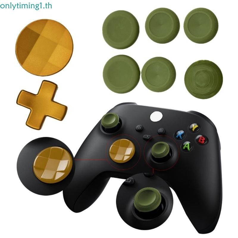 Onlytiming ปุ่มกดทริกเกอร์ โลหะ แบบเปลี่ยน สําหรับ Xbox One Elite Controller Series 2