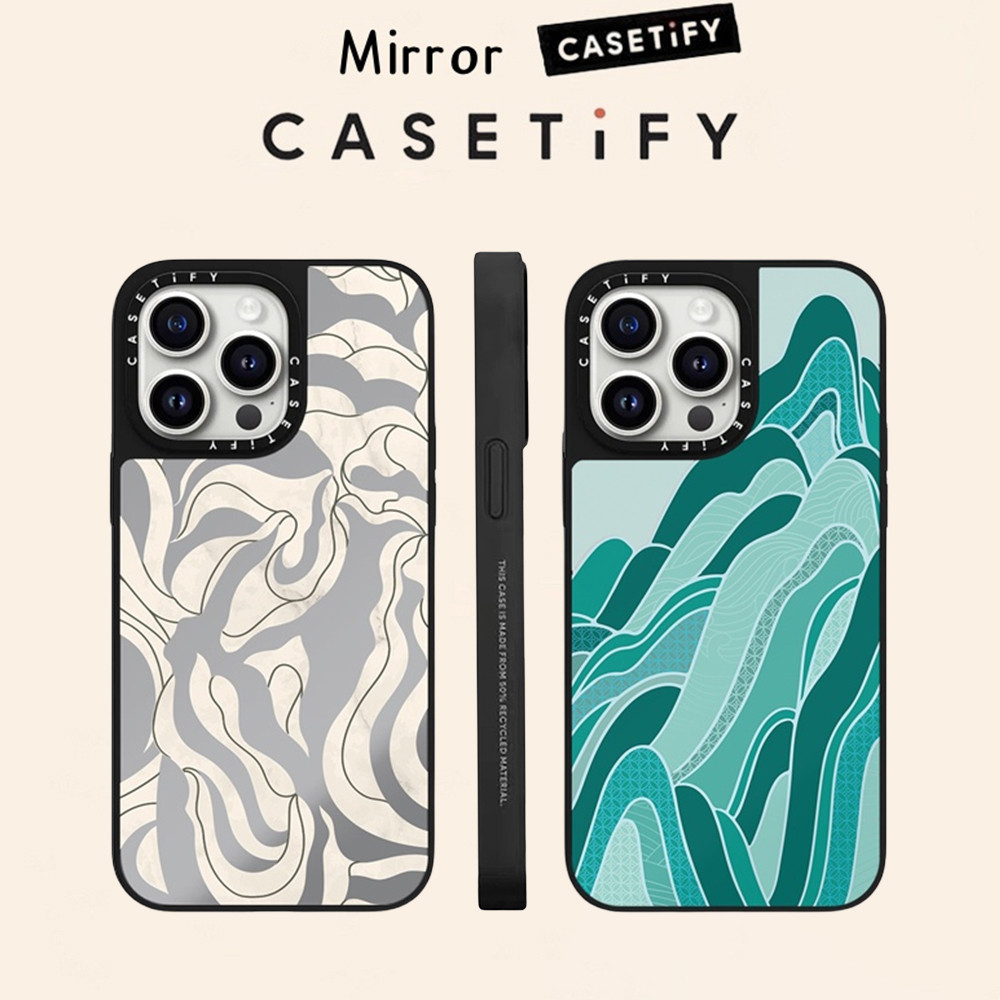 Casetify เคสโทรศัพท์มือถือกระจก กันกระแทก ลายกราฟฟิตี้ สําหรับ IPhone 15 Pro Max 15 Pro 15 14 Pro Max 13 12 11 Pro Max