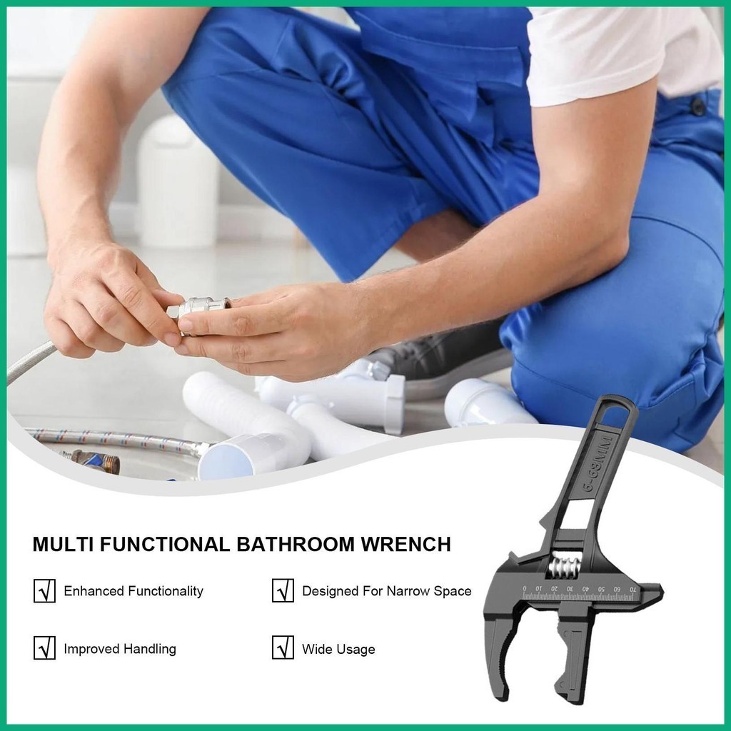 ประแจอ่างล้างจาน อเนกประสงค์ ปรับได้ สําหรับอ่างล้างจาน - รูปที่ 7