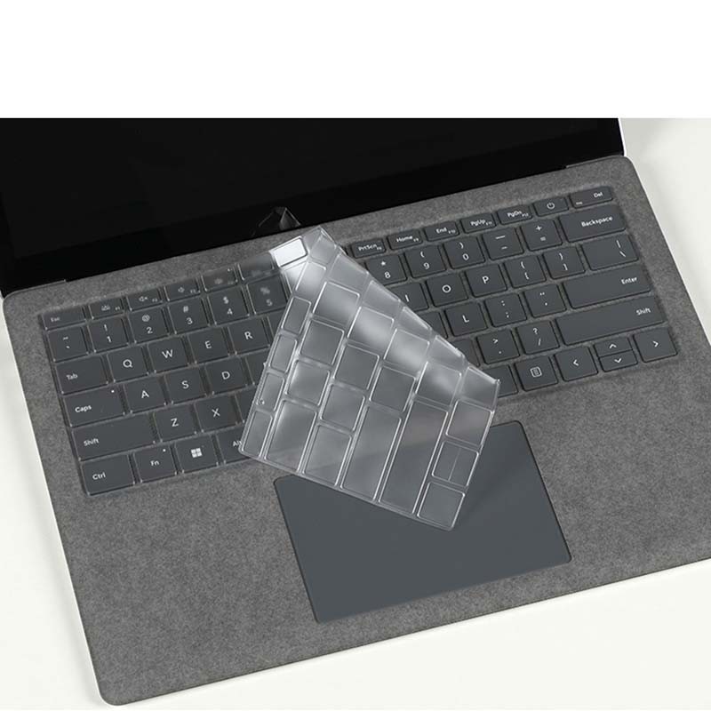 แผ่นป้องกันคีย์บอร์ด แบบนิ่ม สําหรับแล็ปท็อป Microsoft Surface Pro 3 4 5 6 7 8 9 10 X RT Laptop Go 2 Book 13.5 15 นิ้ว Studio SurfaceLaptop LaptopGo Surfacego laptopstudio book3 keyboard protector