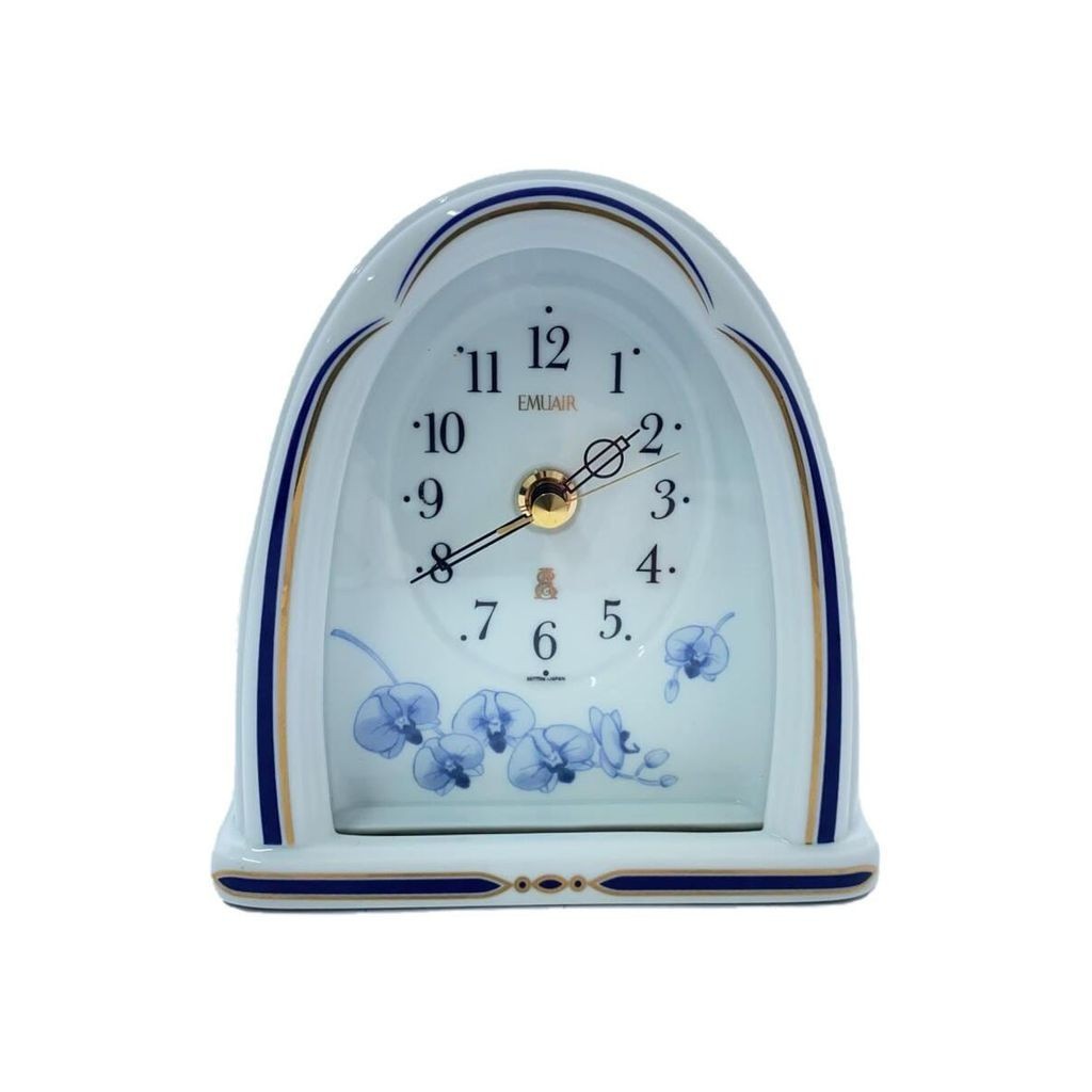 emu wht A M I R Clock white Direct from Japan Secondhand