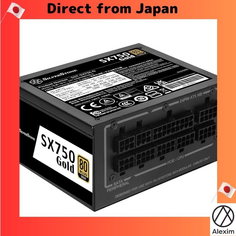 [ส่งตรงจากญี่ปุ่น] โมดูลาร์พาวเวอร์ซัพพลาย สีเงิน Sx750-G Sfx 750W 80Plus Gold Sst-Sx750-G
