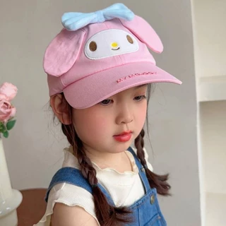 【SY1】 Sanrio Kuromi HelloKitty Cinnamon หมวกเบสบอล ป้องกันแสงแดด ลายการ์ตูนน่ารัก สําหรับเด็ก
