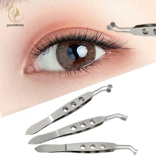 [GOY] แหนบเปลือกตา Meibomian Gland Forceps ผู้หญิงคลิป Eyelash Compressor สแตนเลสโลหะ Expressor Extension แต่งหน้าที่ถูกต้อง TH