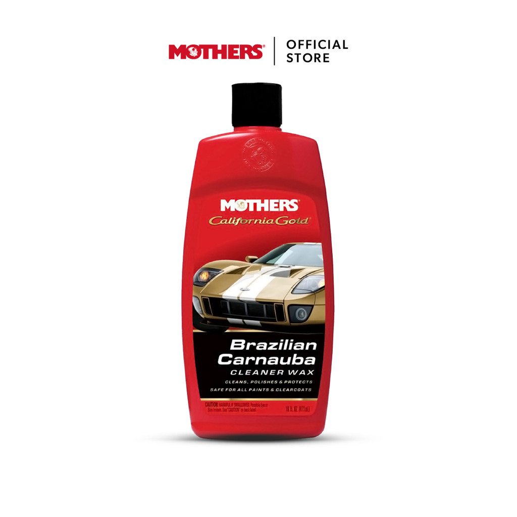 Mothers® | California Gold Brazilian Carnauba Cleaner Wax แว็กซ์เคลือบสีรถ ดึงคราบฝังแน่น (473 ml)