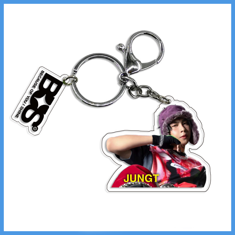 พวงกุญแจ No-Status Status BUS เพราะคุณ I Shine พวงกุญแจ 2025 ใหม่ Hot Peemwasu ภูตชัย AA KHULPOL ALAN BUS พวงกุญแจจี้เครื่องประดับพวงกุญแจไอดอลของสะสมของขวัญ - รูปที่ 6