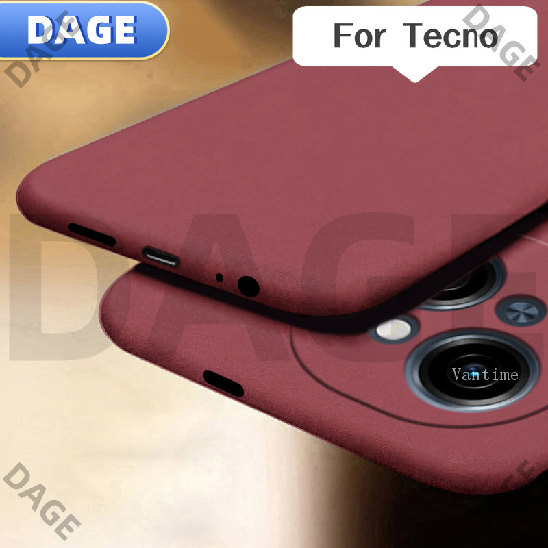 COD DAGE สําหรับ Tecno Spark Go 1 / 1S 4G กรณี Soft Sandstone บางพิเศษป้องกันเหงื่อลื่น Matte กลับเคสโทรศัพท์ GO2 GO3