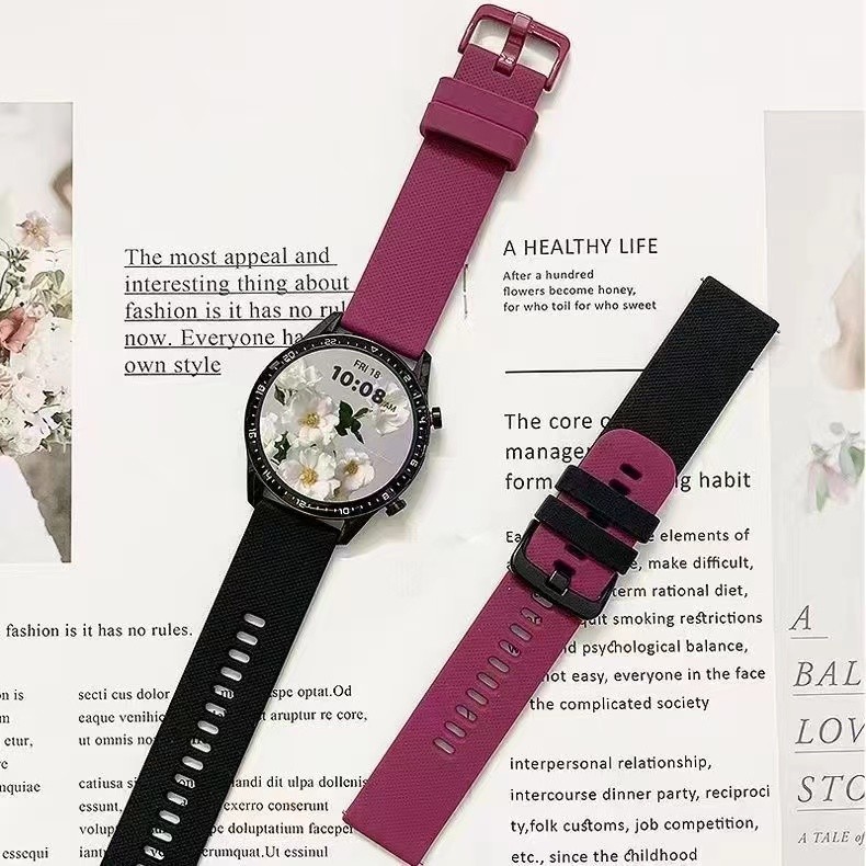 สายนาฬิกาgarmin vivoactive4/vivo5/venu2plus/venu sq2/venu3/245/165/255/55/265/645สายนาฬิกา22mm20mm