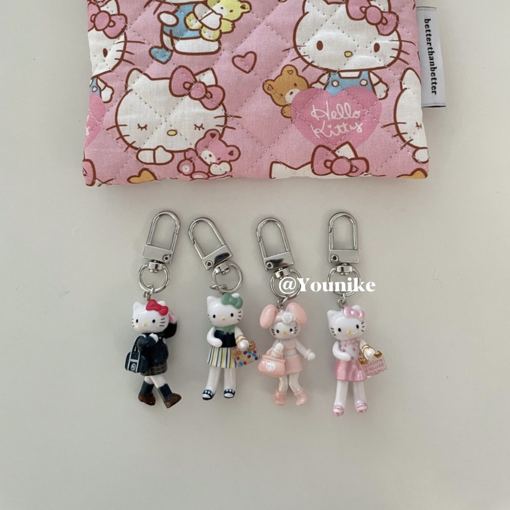 สาวหัวใจมินิยาว-legged hello kitty เคสโทรศัพท์กระเป๋ากล้องจี้โทรศัพท์โซ่ตกแต่ง AirPods Charm น่ารักหวานนุ่มน่ารักที่ไม่ซ้ํากันจี้โทรศัพท์มือถือ ราคา ถูกที่สุด ดีลบีเคเค แกลเลอรีภาพที่ 2
