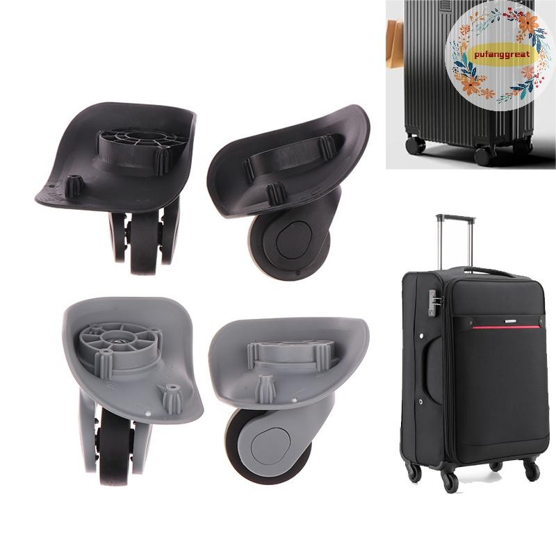 Pufanggreat 1 คู่เปลี่ยนกระเป๋าเดินทางล้อกระเป๋าเดินทาง Spinner ล้อ A08 เงียบยางล้อ Baggage ล้อสําหรับกระเป๋าเดินทางรถเข็นอุปกรณ์เสริม TH