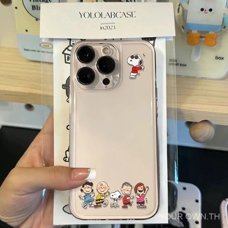 เคสโทรศัพท์มือถือ แบบนิ่ม ลายสนูปปี้ สําหรับ Apple Iphone 15 14 12 1311 12 11promax xsmax xs xr