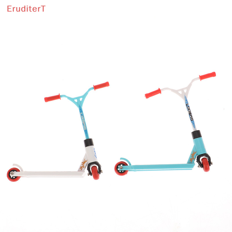 [EruditerT] สกูตเตอร์นิ้วมือ ขนาดเล็ก สองล้อ สกูตเตอร์ ของเล่นเพื่อการศึกษา สําหรับเด็ก จักรยานสกูตเตอร์นิ้ว ฟิงเกอร์บอร์ด สเก็ตบอร์ด สุ่ม [ใหม่]