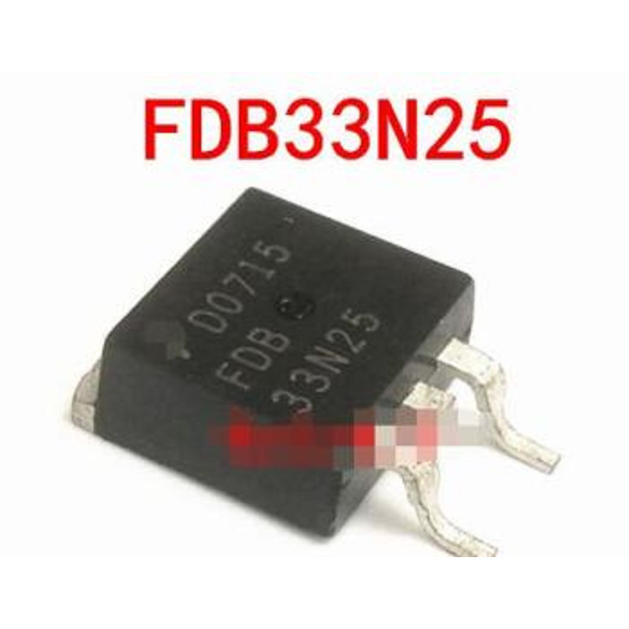 เครื่องมือชิ้นส่วน FDB33N25 FDB33N25TM 33N25 33A 250V TO-263 N-Channel MOSFET