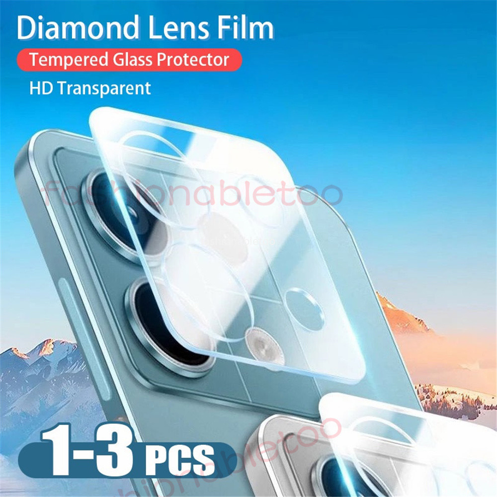 ฟิล์มกระจกนิรภัยกันรอยเลนส์กล้อง 3D สําหรับ Redmi Note 13 pro plus 13pro+ 13R pro 13Rpro 13 Turbo 13Turbo Note13proplus Note13pro+ Note13Turbo