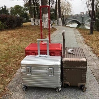 กระเป๋าเดินทางล้อลาก โลหะผสมอลูมิเนียม สไตล์ญี่ปุ่น สําหรับถ่ายภาพ