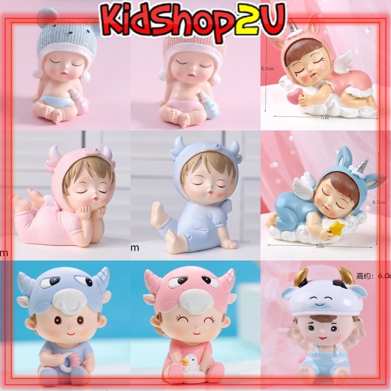 พระจันทร์เต็มดวง 100 วัน Baby Princess Prince สาวน่ารัก Boy Unicorn World เค้ก Topper เค้กวันเกิดตกแต่ง