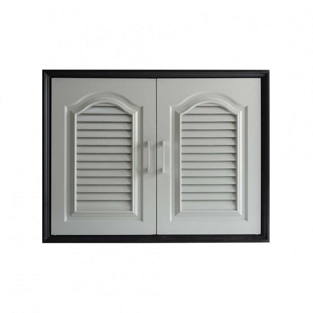 Shopaom61 CLOSE บานซิงค์คู่ ABS THUNDER-GY ขนาด 85.5x65.5 ซม. สีเทา