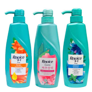 แชมพู ยาสระผม Rejoice รีจอยส์ ริช ซอฟท์ สมูท เพื่อผมนุ่มลื่น 340 มล. รีจอยส์ 1 ขวด