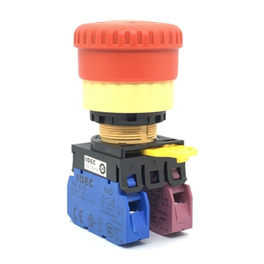 YW1B-V4E02R V4E01R Idec V4E11R 20R E03R หัวเห็ดฉุกเฉินหยุดปุ่มรู 22 YW1B pxa12